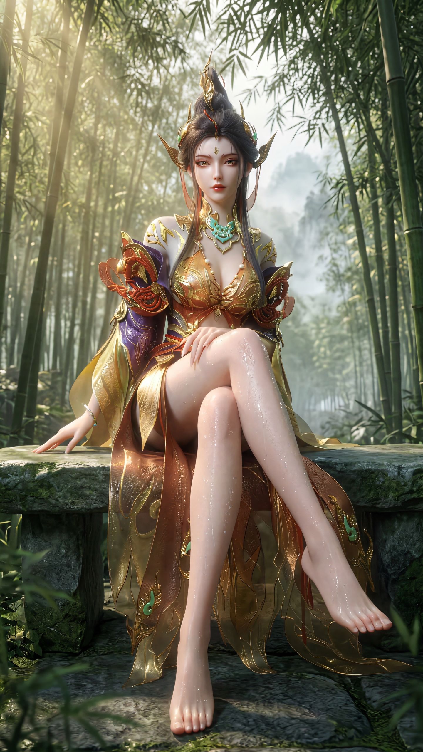 手机游戏 移动端手游 永劫无间南宫婉美图壁纸 锦衣作皮囊，针线为杀伐 身披繁华锦绣 心藏深渊权谋 CG还原,第2张