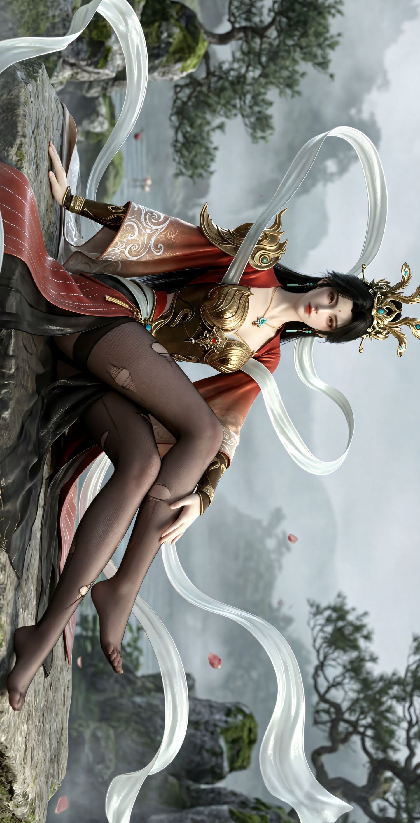 神冥 完美世界 国漫壁纸 国漫女神 腿控 古风水墨,第3张