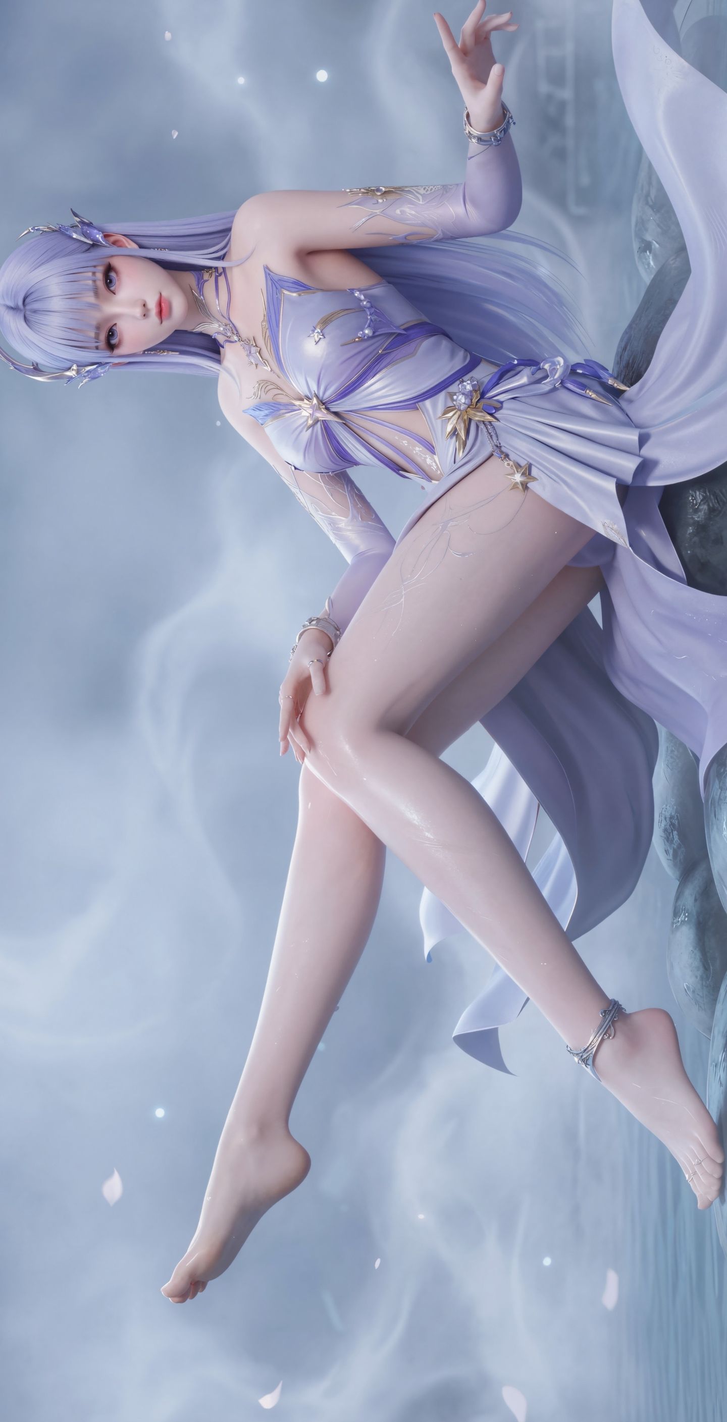 国漫美女 神印王座 宁采儿 国漫壁纸 动漫动画 腿控 大长腿美女,第3张