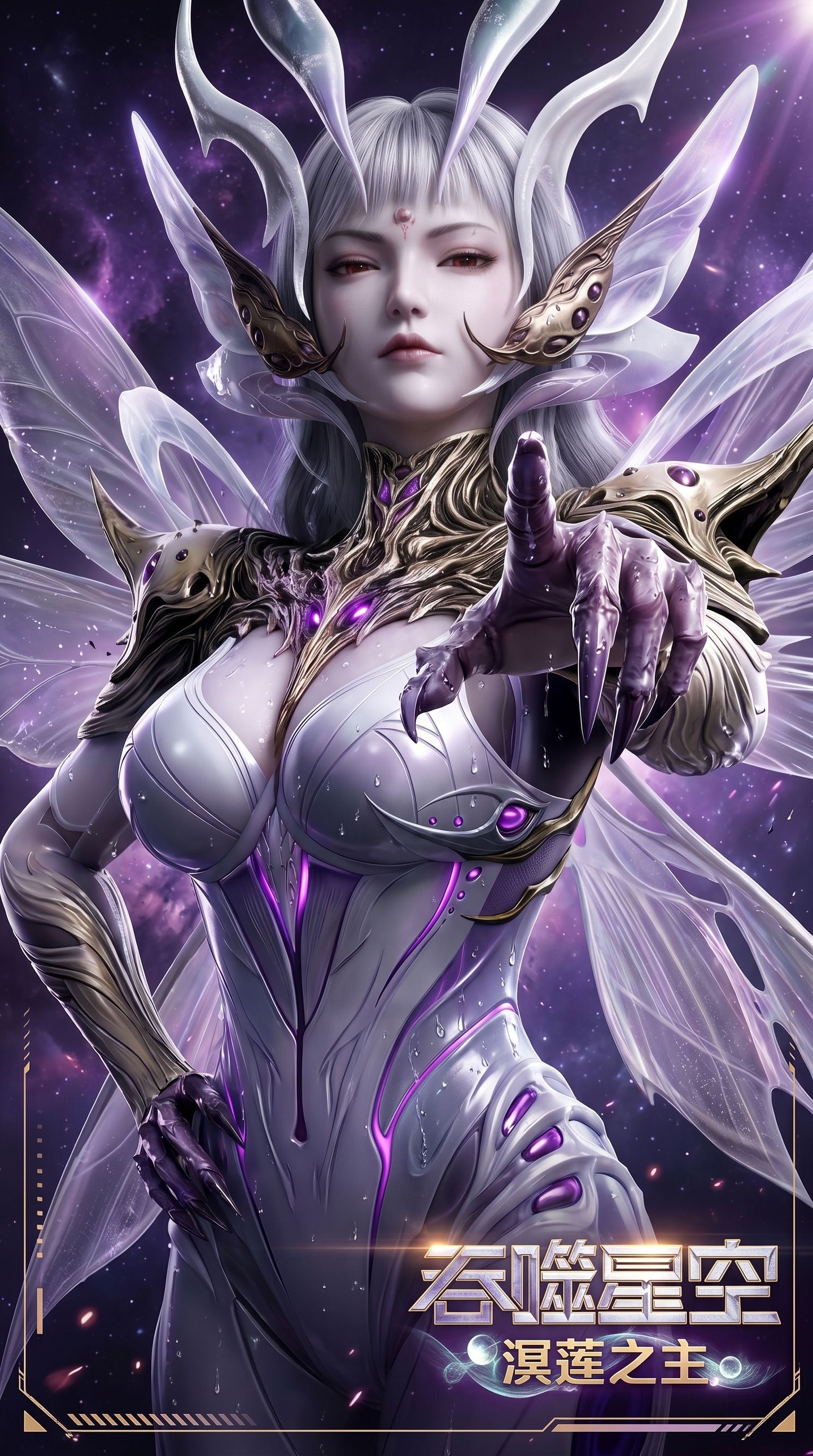 动漫国漫美女 吞噬星空 溟莲之主 海报版 萝莉建模 可爱俏皮 性感角色 超高清,第1张