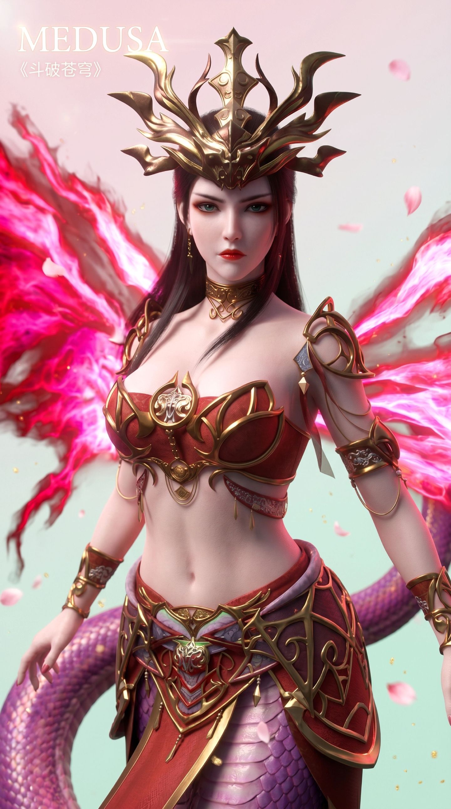 国漫女神角色 斗破苍穹年番 美杜莎 性感美女 动漫女主,第1张