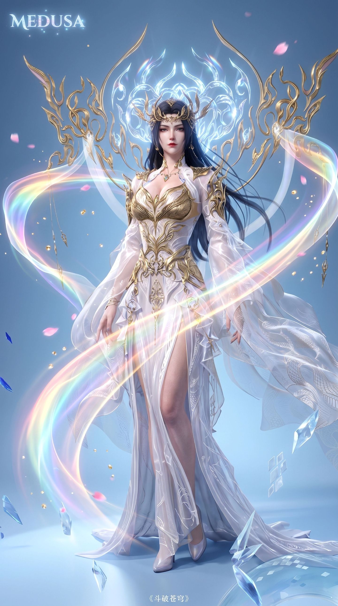 美杜莎女王斗圣新版建模 斗破苍穹最新预告 动漫女神 国漫美女,第3张