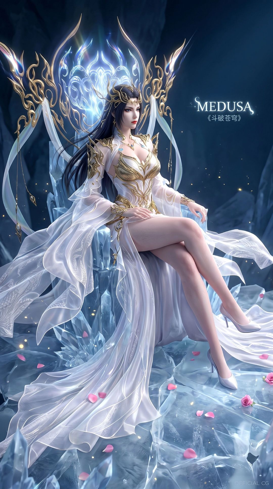 美杜莎女王斗圣新版建模 斗破苍穹最新预告 动漫女神 国漫美女,第7张