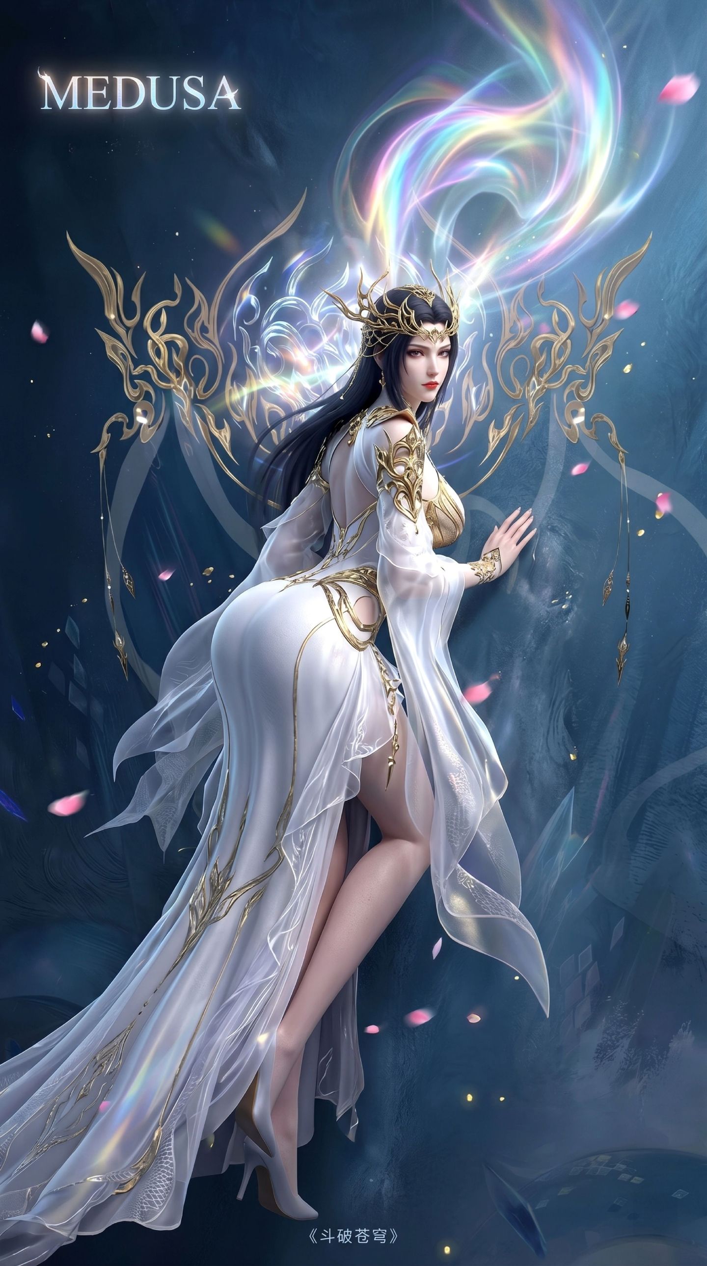 美杜莎女王斗圣新版建模 斗破苍穹最新预告 动漫女神 国漫美女,第8张