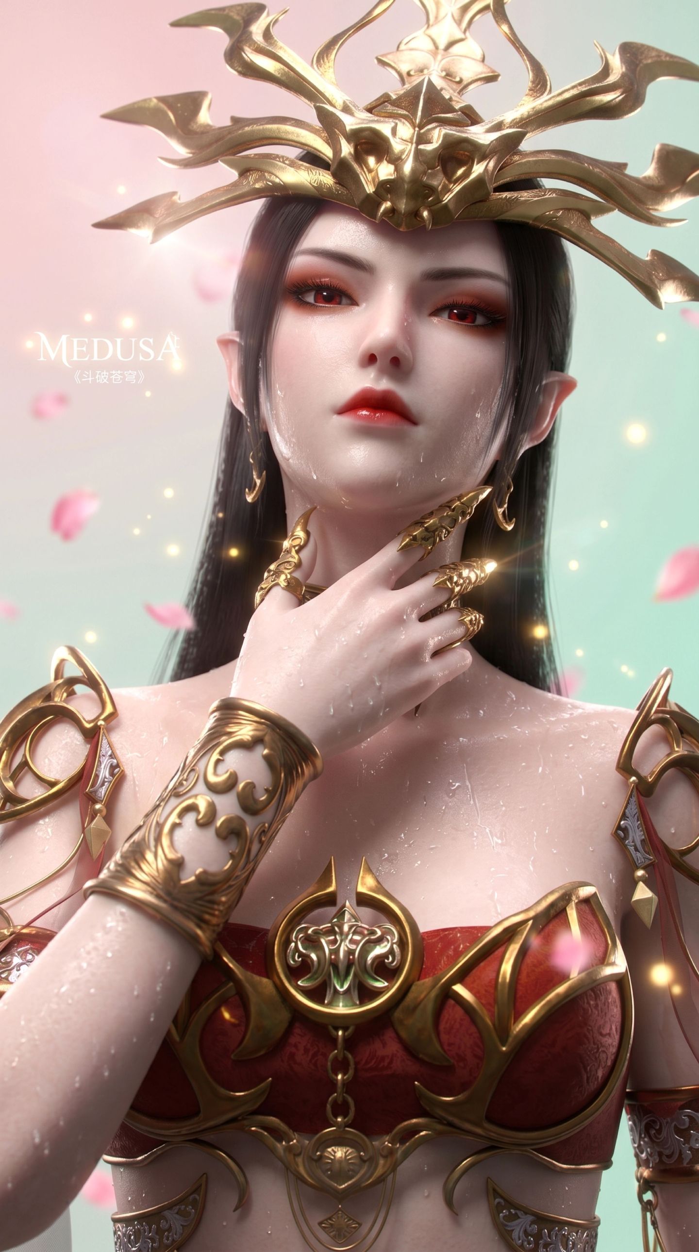 女王 国漫女神角色 斗破苍穹 美杜莎 性感美女 动漫女主,第2张