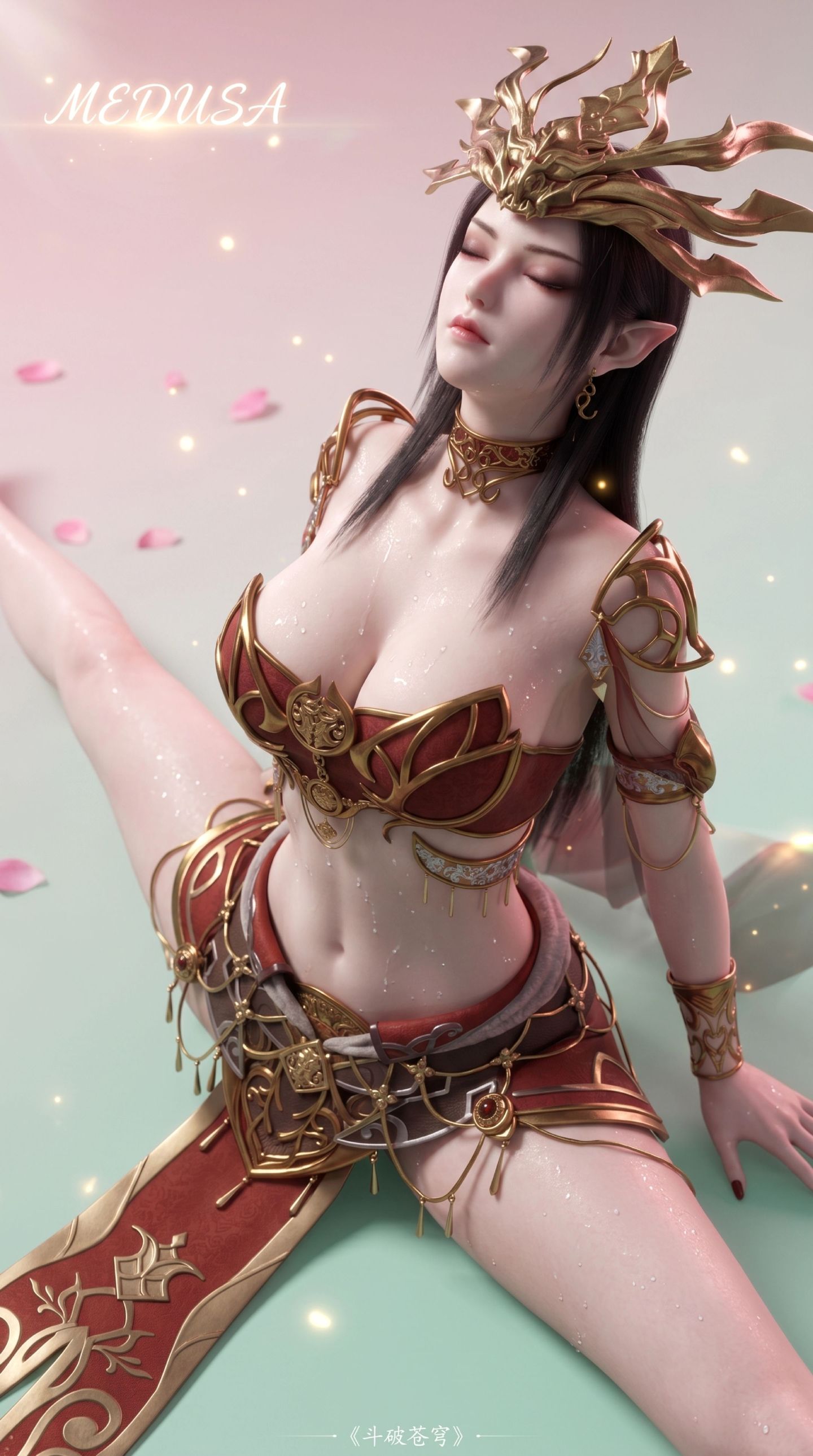 女王 国漫女神角色 斗破苍穹 美杜莎 性感美女 动漫女主,第1张