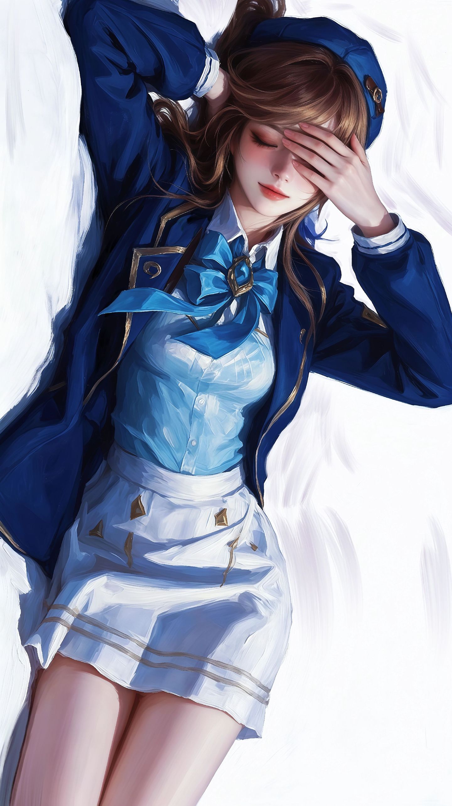 二次元 ai插画壁纸 大乔 王者荣耀 游戏女孩 高清艺术感,第4张