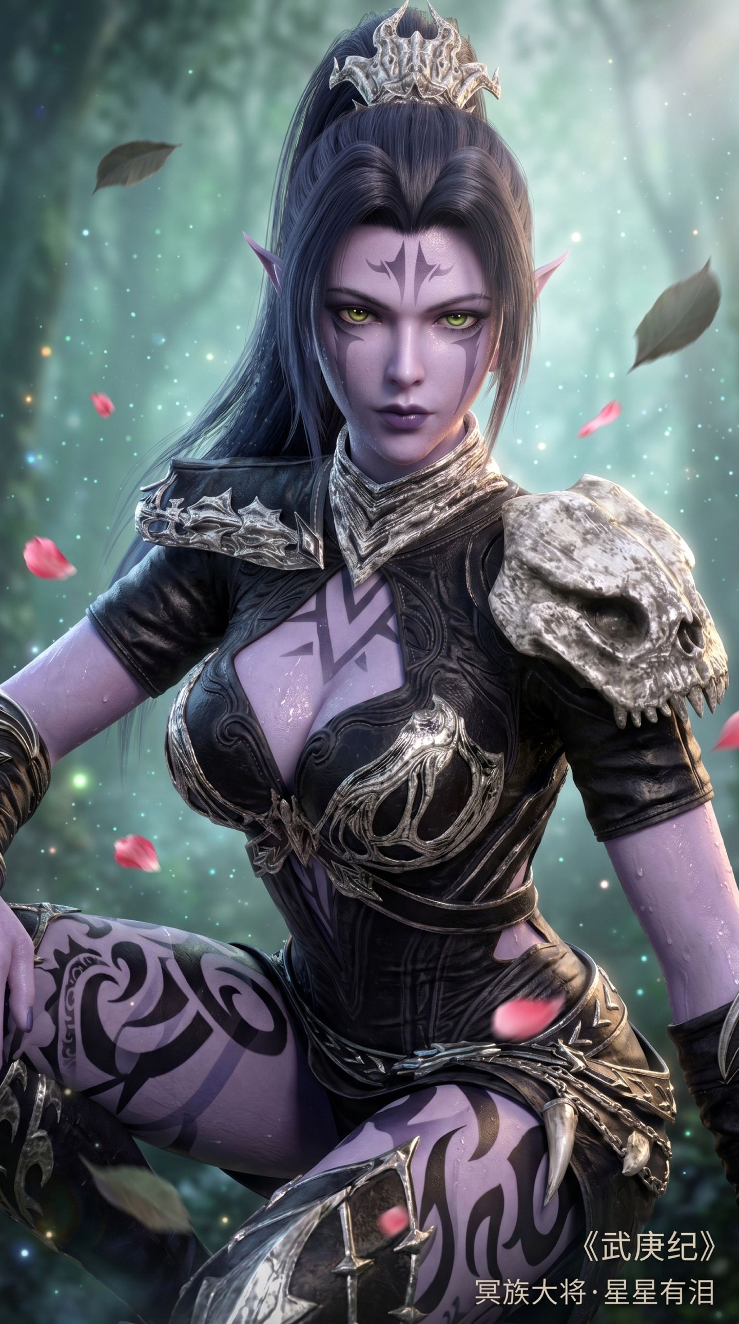 冥族大将 星星有泪 国漫女神 武庚纪 超清壁纸,第2张