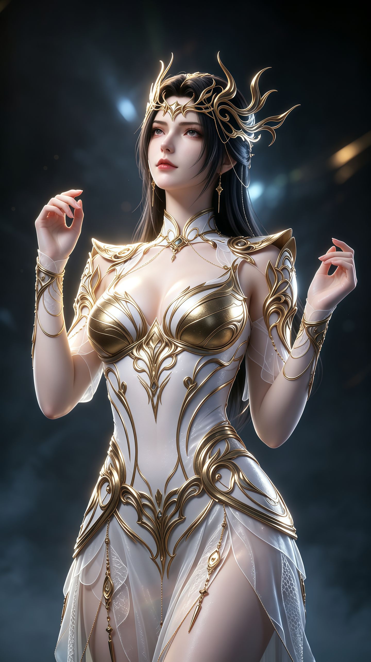 2K高清手机壁纸 国漫女神角色 斗破苍穹 美杜莎新建模 性感福利,第1张