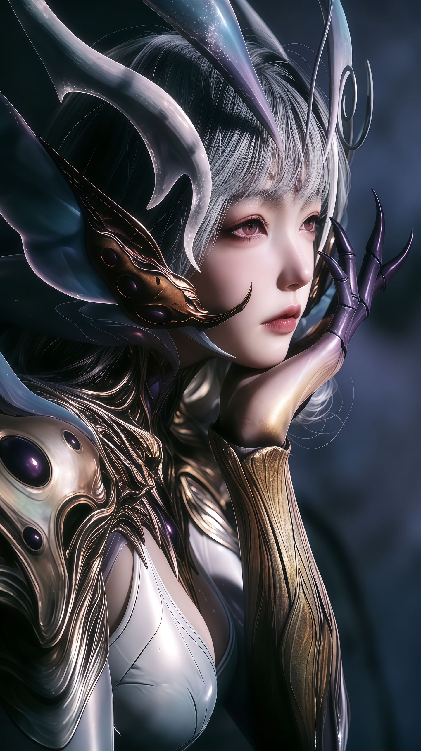忧郁动漫美女 国漫女角色 吞噬星空 溟莲之主 可爱反差萌萝莉,第2张