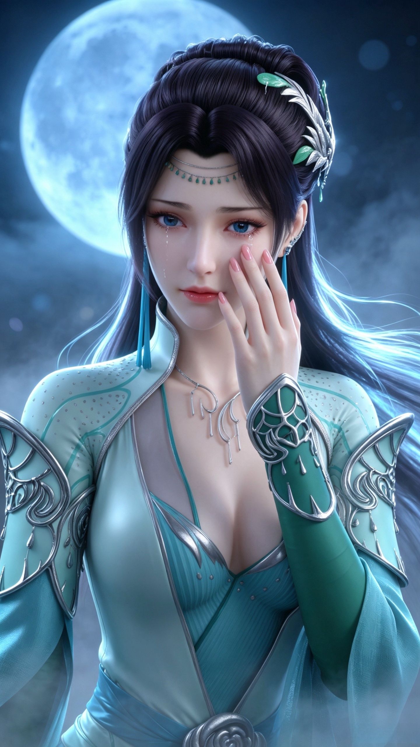 斗破苍穹 云韵壁纸 云芝 国漫女神 泳衣泳装 动漫性感美女图片,第3张