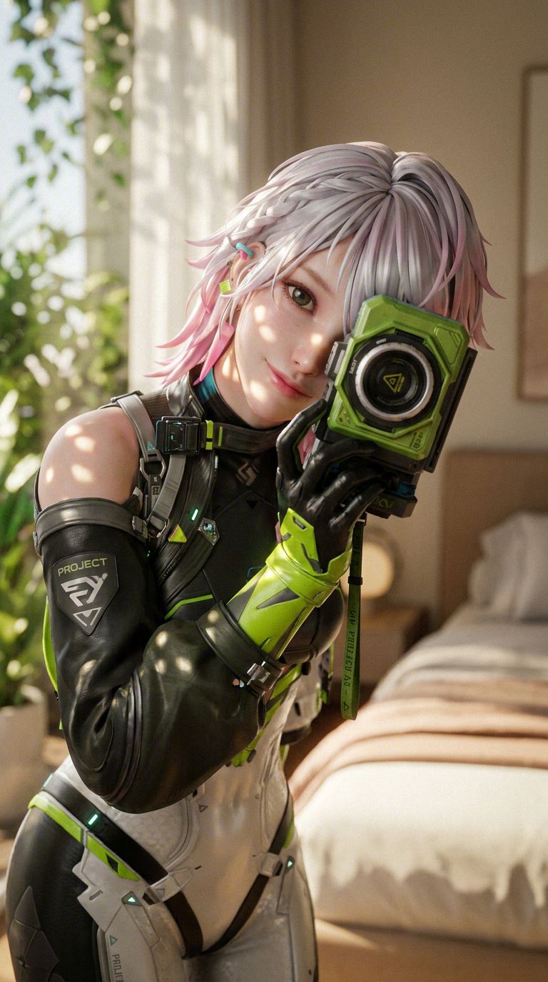 记忆24小时就会重置的少女，设定真是刀哇。镭明闪击 二创 记忆停留 游戏角色故事 梵妮,第5张