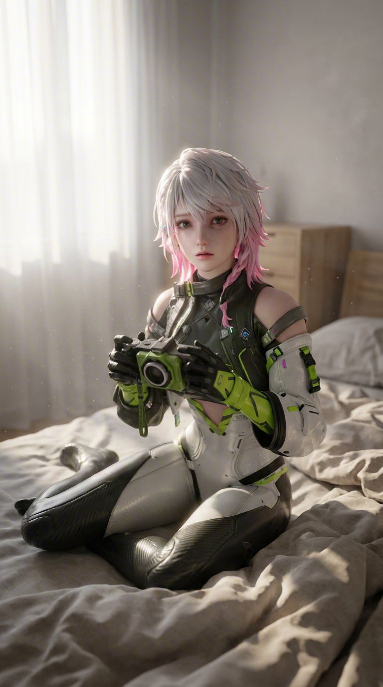 记忆24小时就会重置的少女，设定真是刀哇。镭明闪击 二创 记忆停留 游戏角色故事 梵妮,第4张