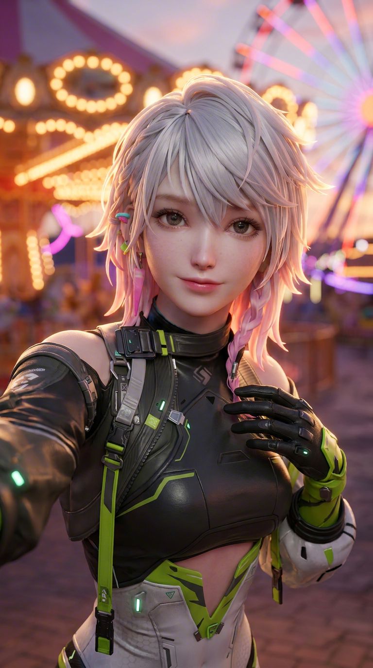 记忆24小时就会重置的少女，设定真是刀哇。镭明闪击 二创 记忆停留 游戏角色故事 梵妮,第6张