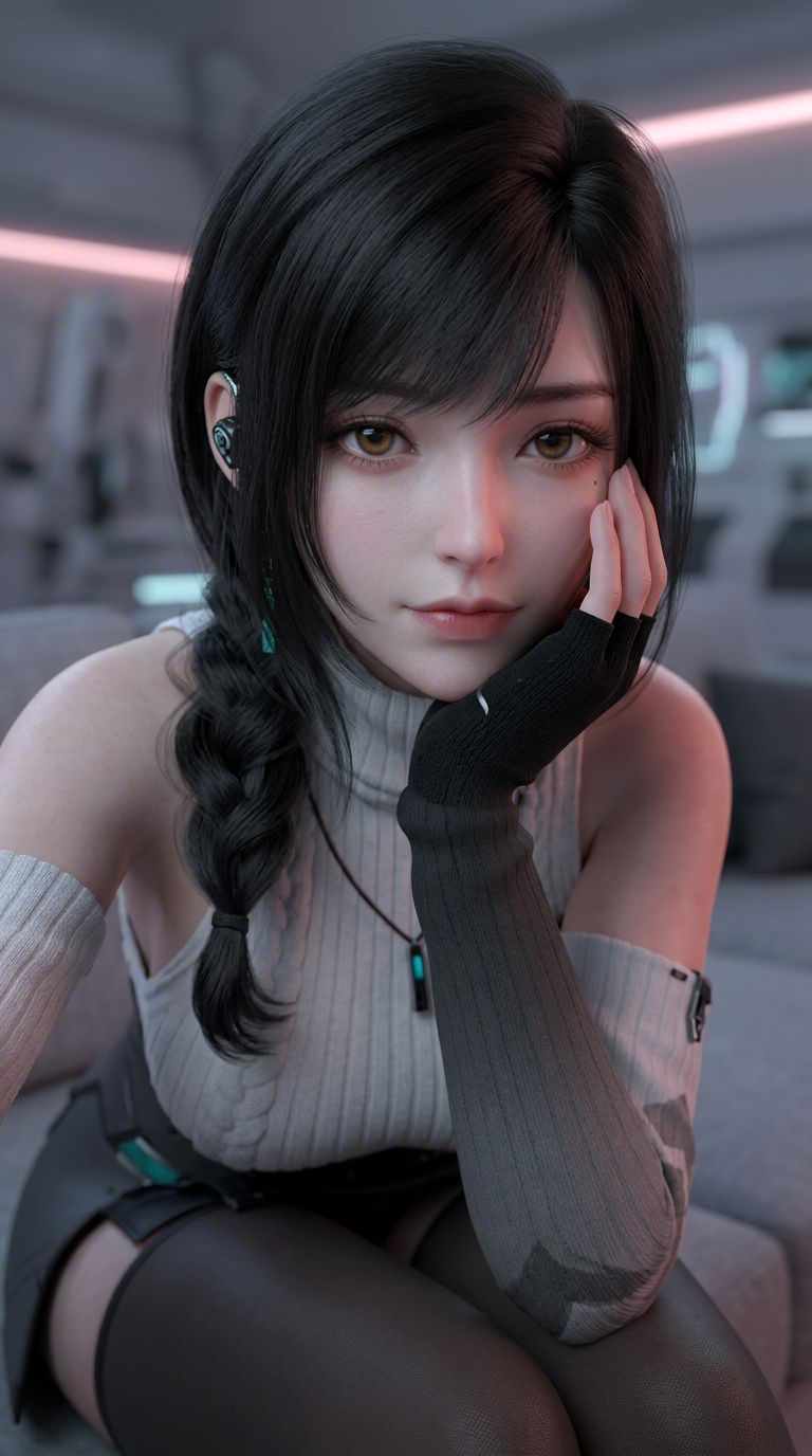 你三分像她，我便慌了神。镭明闪击 芮尼 心动瞬间 二创壁纸 游戏角色壁纸,第3张