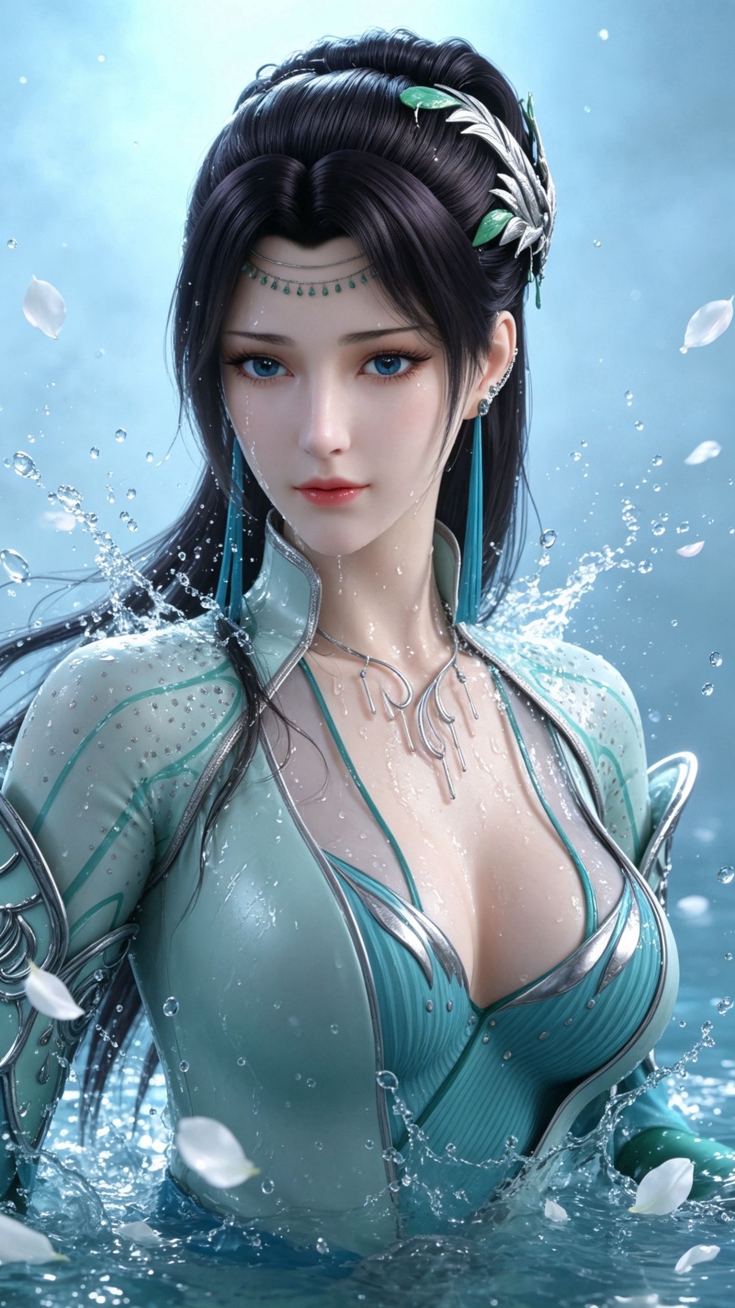 斗破苍穹 云韵云芝 国漫女神 手机壁纸 泳衣泳装版 2K动漫壁纸 性感美女图片,第4张