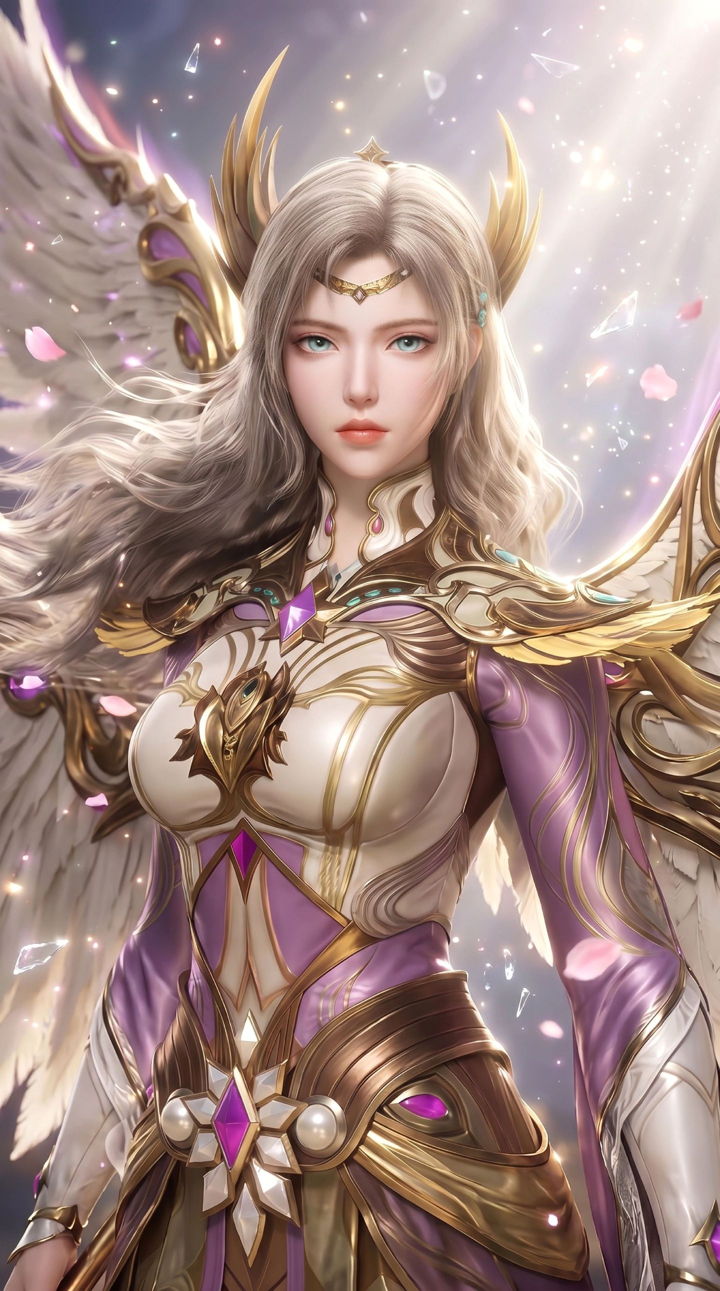 故人之姿 国漫女神 天使圣临 国漫女角色 天使神装,第2张