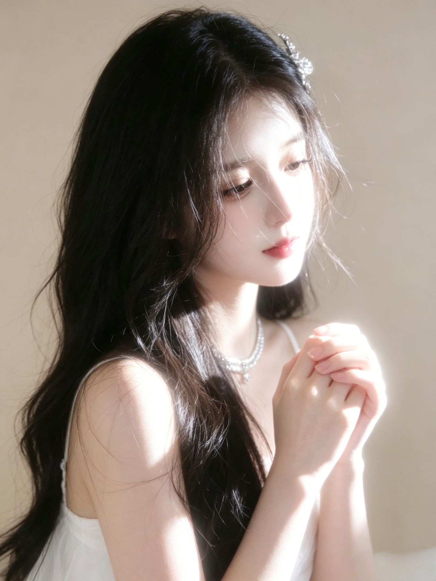 清新少女 唯美女孩 手机壁纸 锁屏背景图片封面 写真情绪片,第2张 清新少女 唯美女孩 手机壁纸 锁屏背景图片封面 写真情绪片,第2张