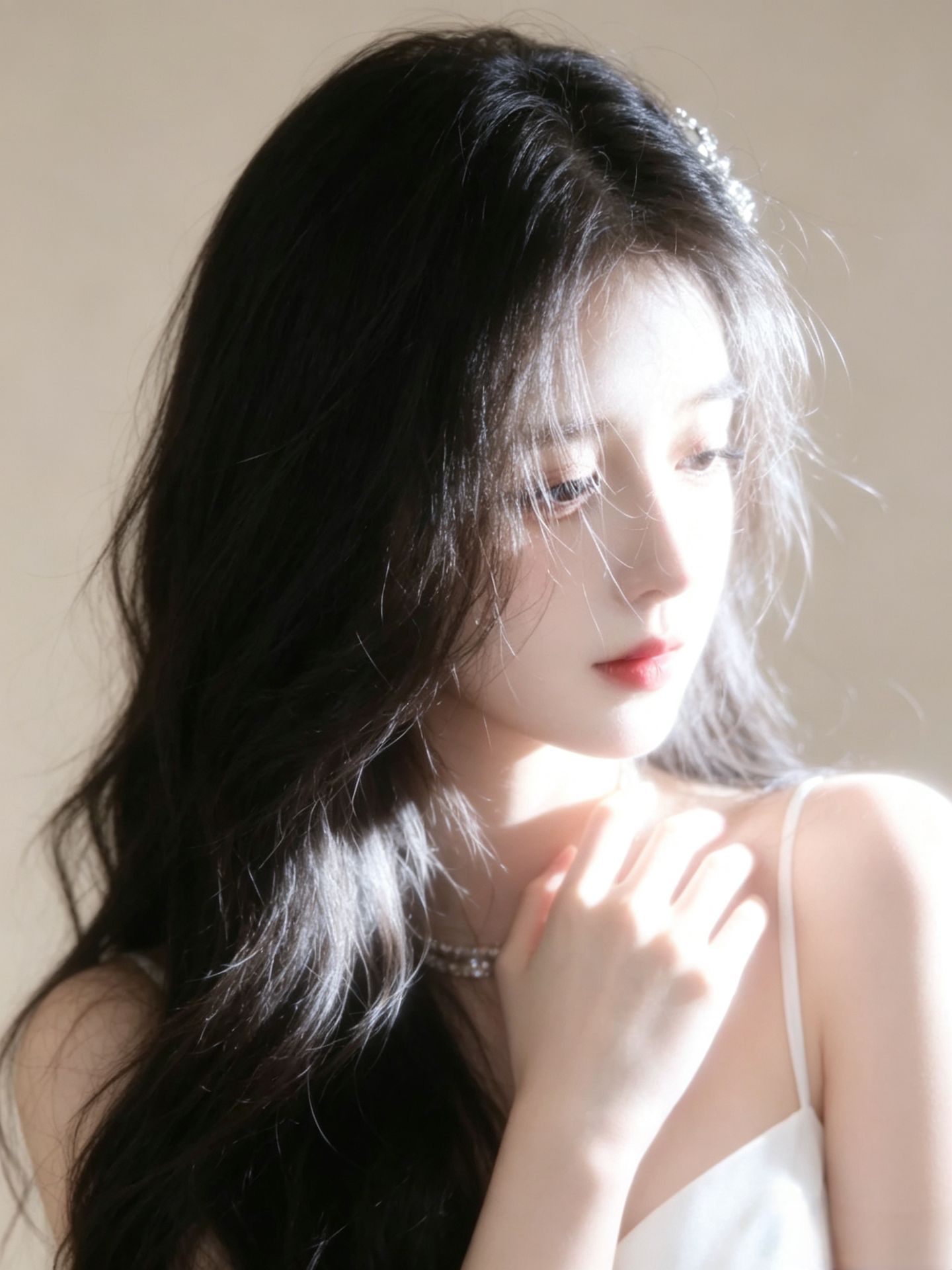 清新少女 唯美女孩 手机壁纸 锁屏背景图片封面 写真情绪片,第4张 清新少女 唯美女孩 手机壁纸 锁屏背景图片封面 写真情绪片,第4张