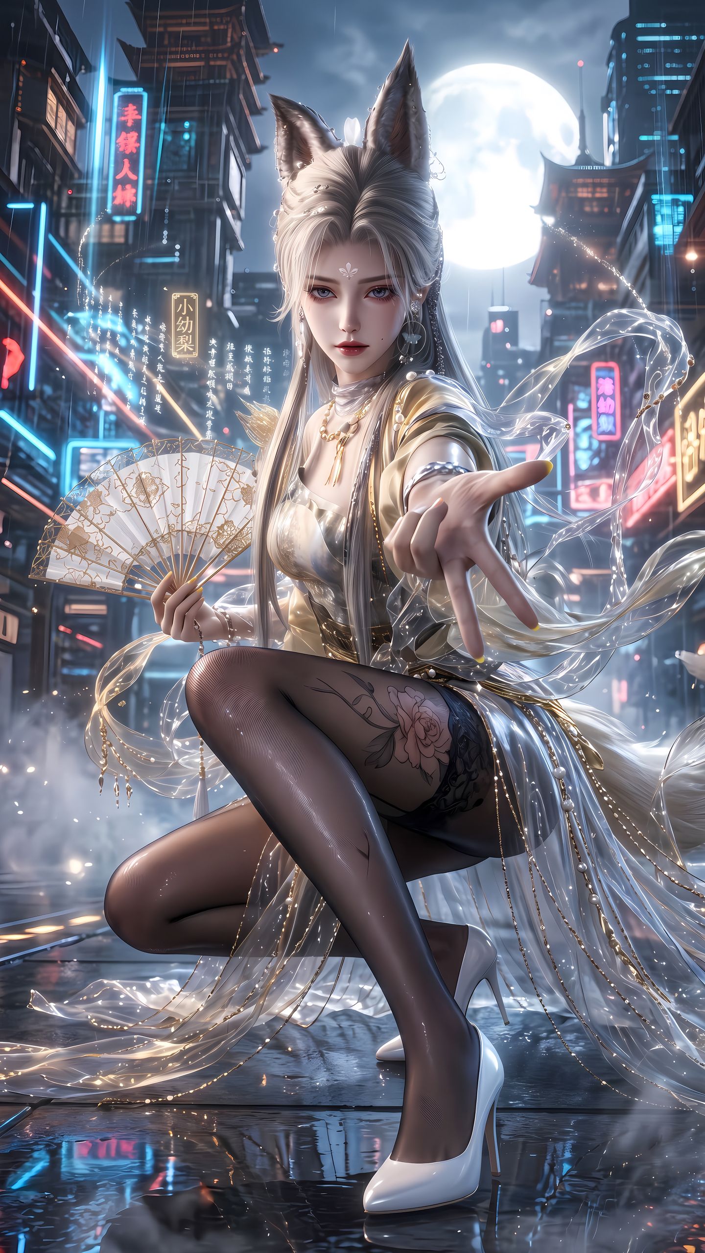 魅魔 洛幼梨 燕云十六声 网易游戏壁纸 新中式赛博,第4张 魅魔 洛幼梨 燕云十六声 网易游戏壁纸 新中式赛博,第4张