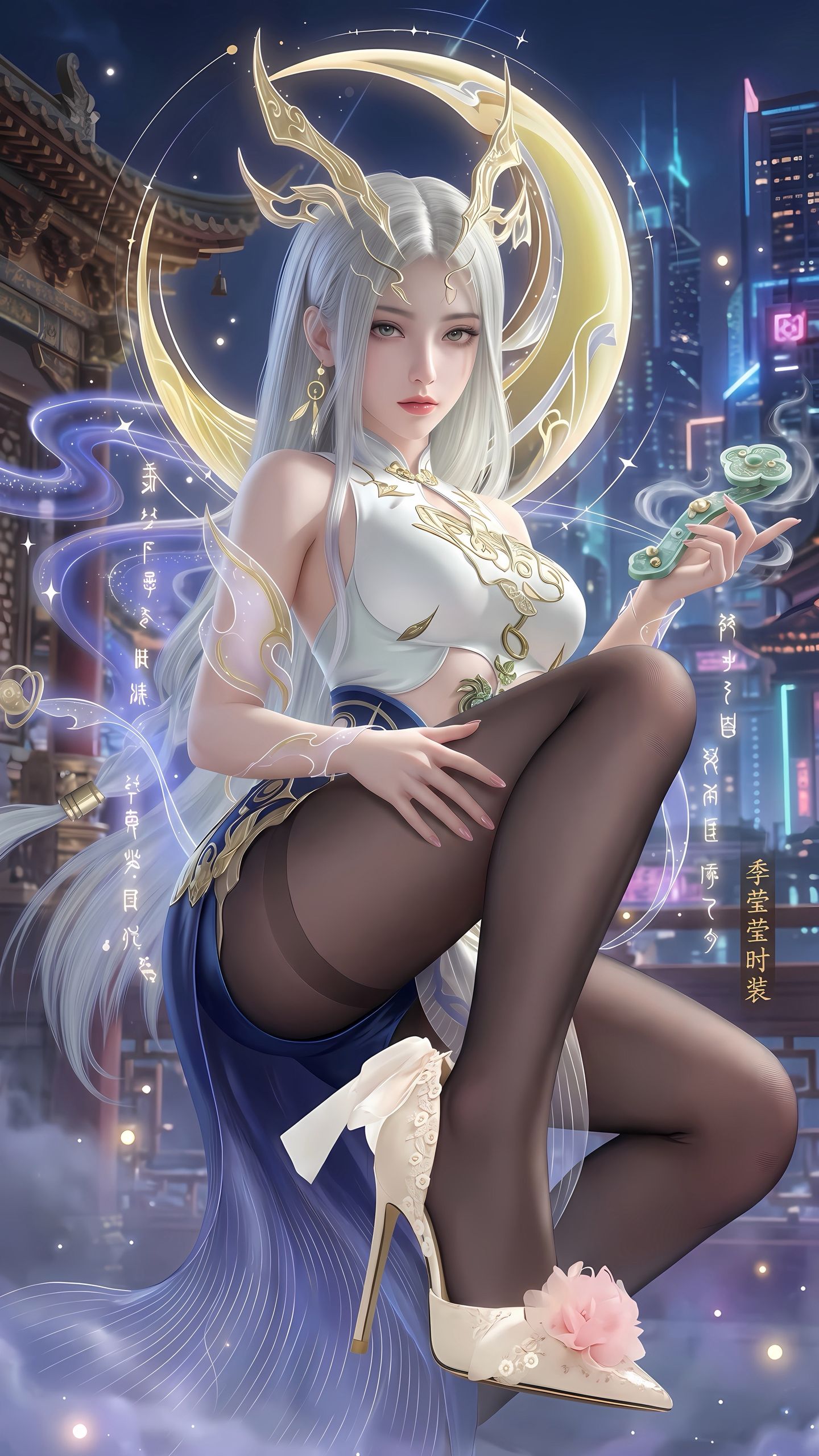 Ai绘画 季莹莹限时装 永劫无间手游 季莹莹捏脸 游戏美女 游戏壁纸,第2张