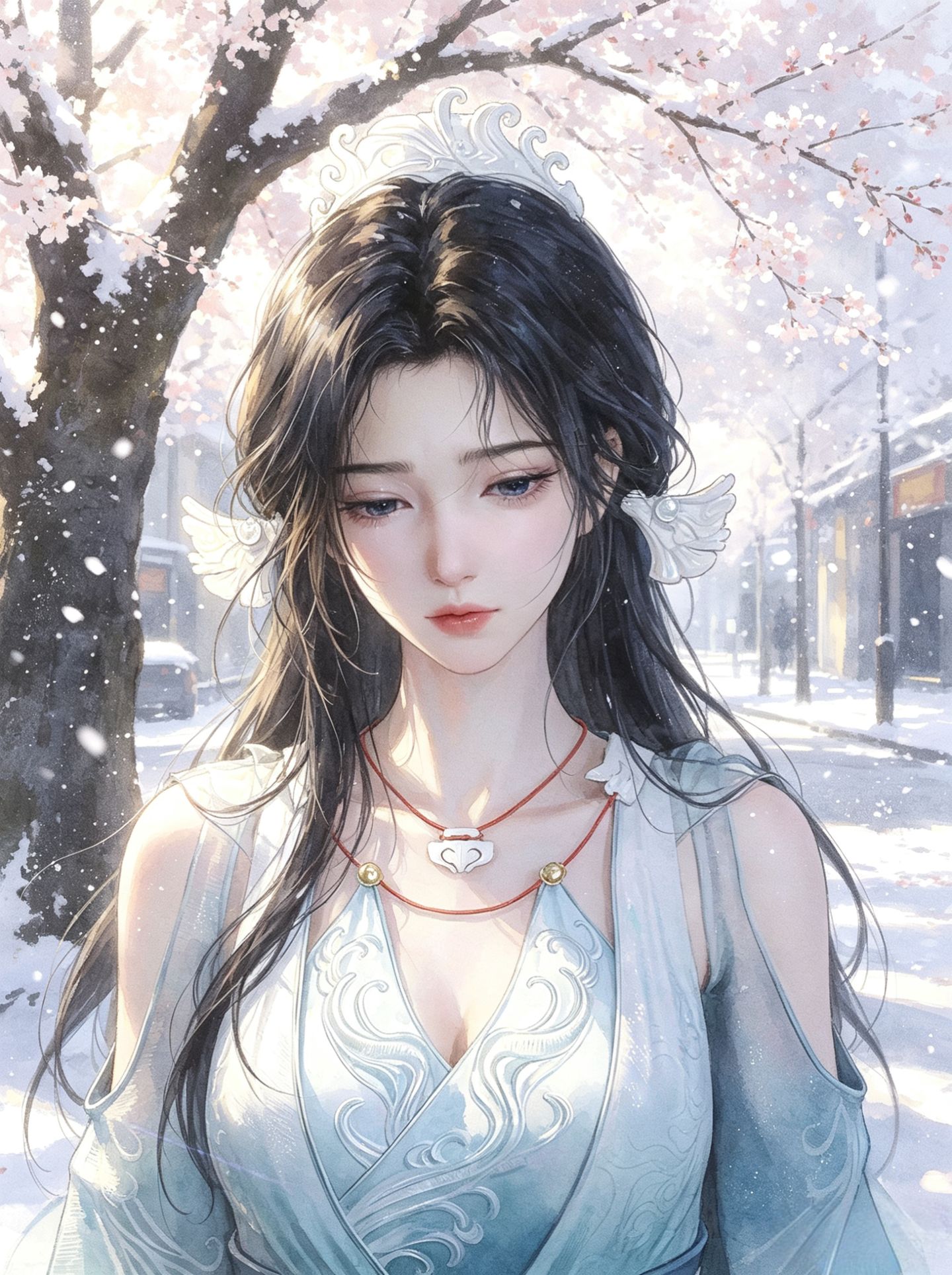 不知吹茶仙子是否愿意跟我一起过 宋玉 凡人修仙传 AI绘画 国漫女神,第2张