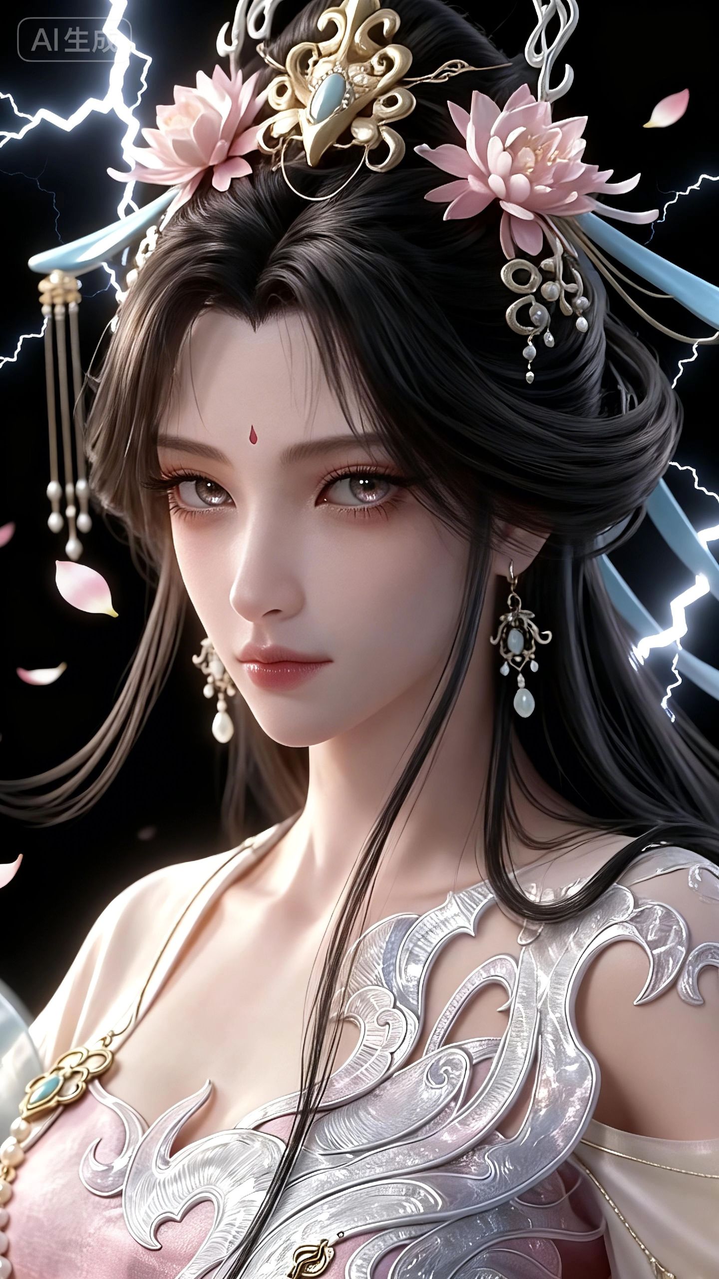 遮天动漫动画 广寒宫圣女伊轻舞 新角色登场 国漫美女,第2张