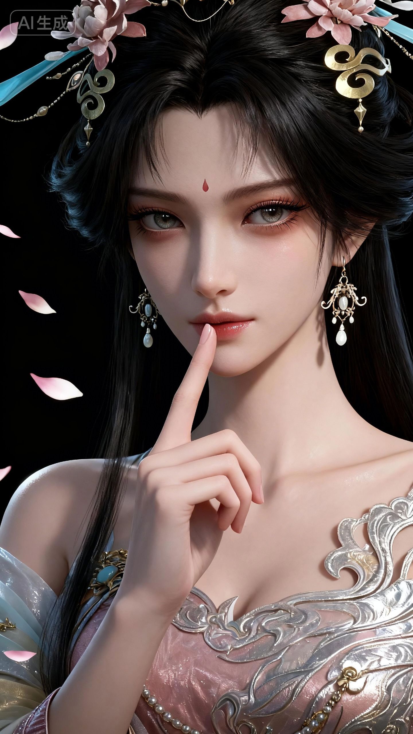 遮天动漫动画 广寒宫圣女伊轻舞 新角色登场 国漫美女,第3张