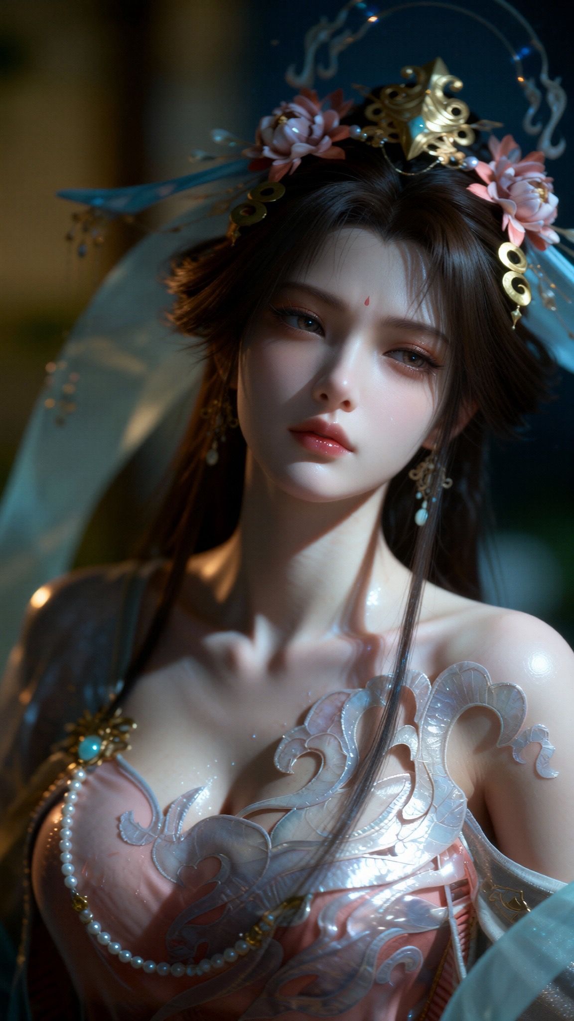 美女写真美图 动漫动画遮天 写实版 伊轻舞 国漫美女壁纸 御姐 古风古装,第1张