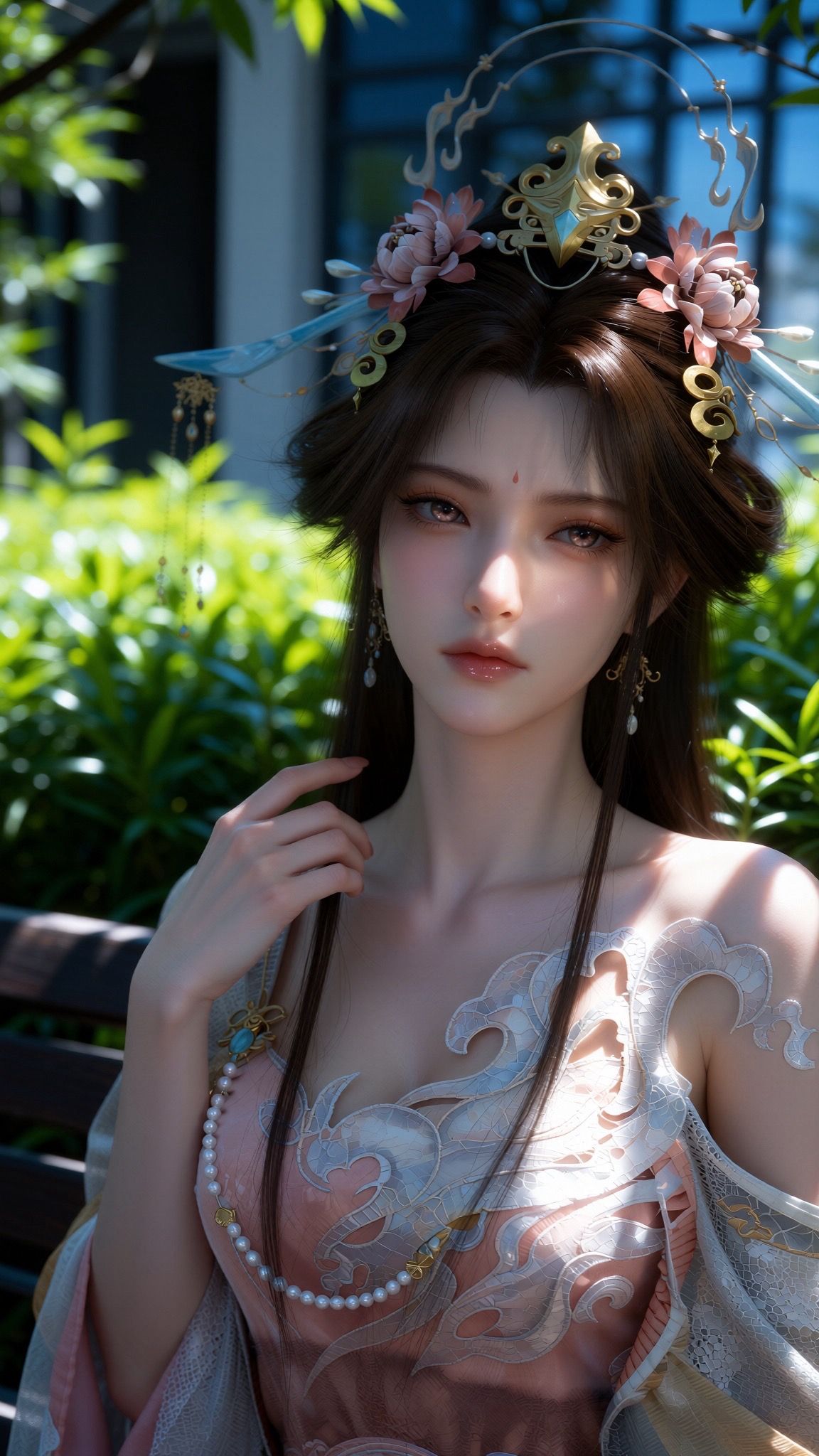 美女写真美图 动漫动画遮天 写实版 伊轻舞 国漫美女壁纸 御姐 古风古装,第3张