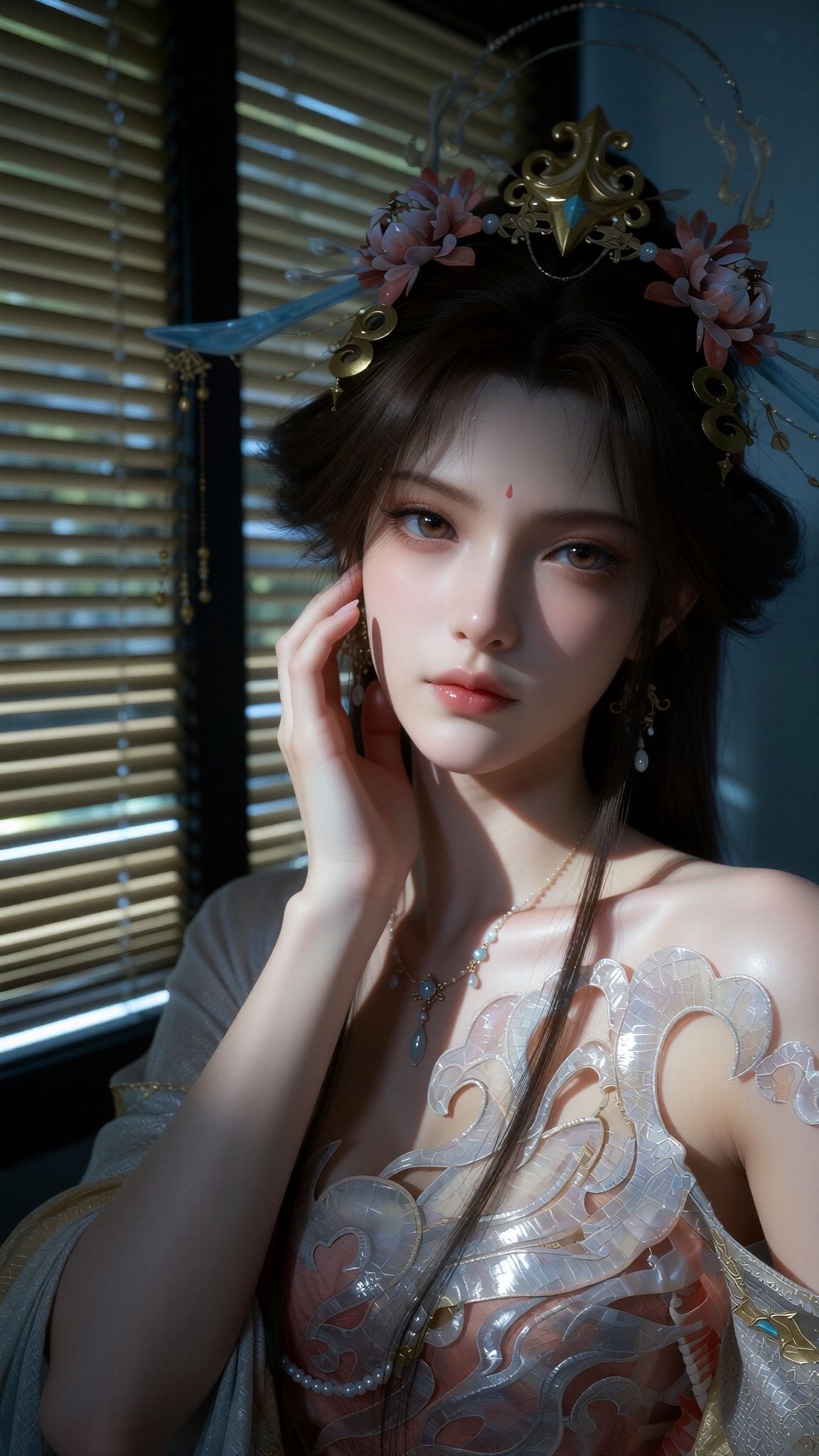 美女写真美图 动漫动画遮天 写实版 伊轻舞 国漫美女壁纸 御姐 古风古装,第4张