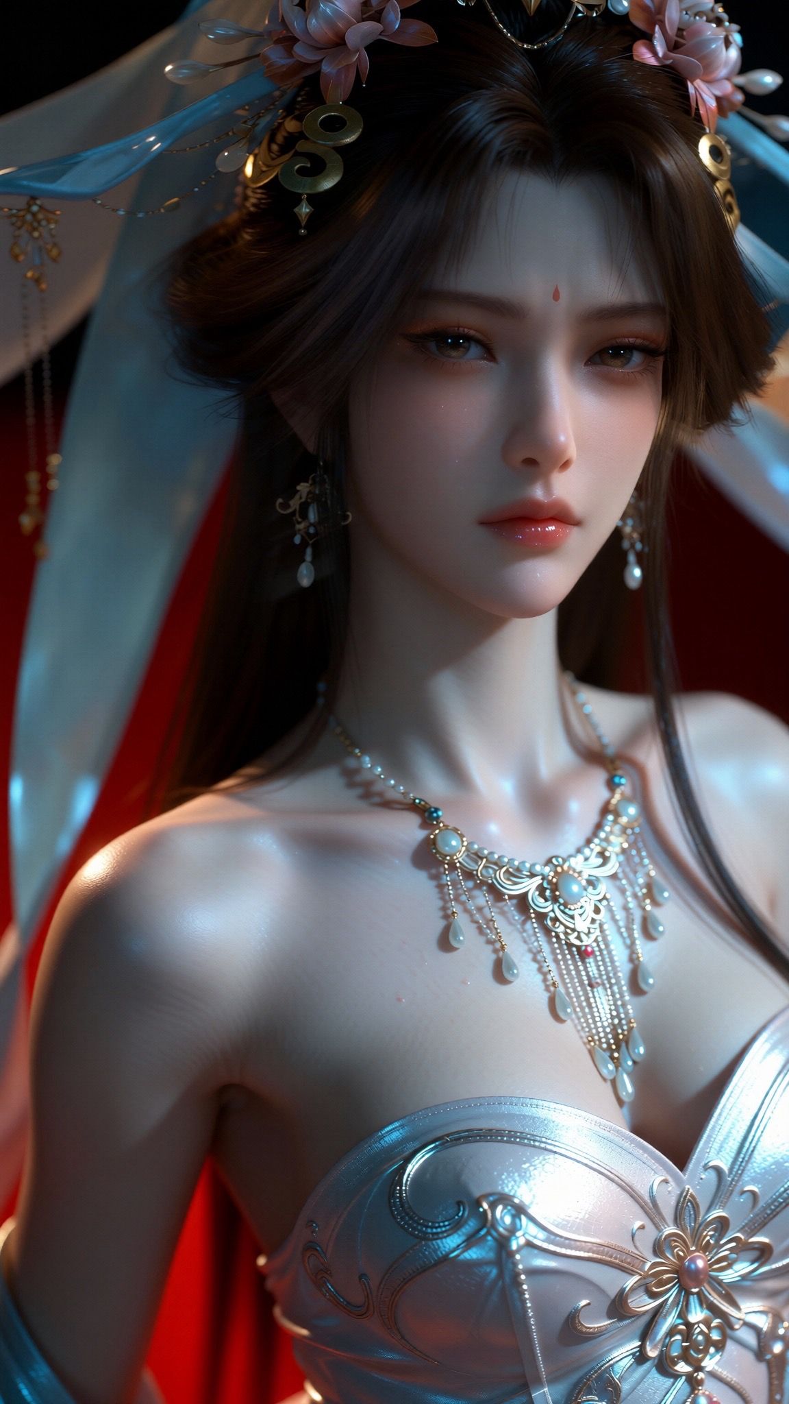 美女写真美图 动漫动画遮天 写实版 伊轻舞 国漫美女壁纸 御姐 古风古装,第6张