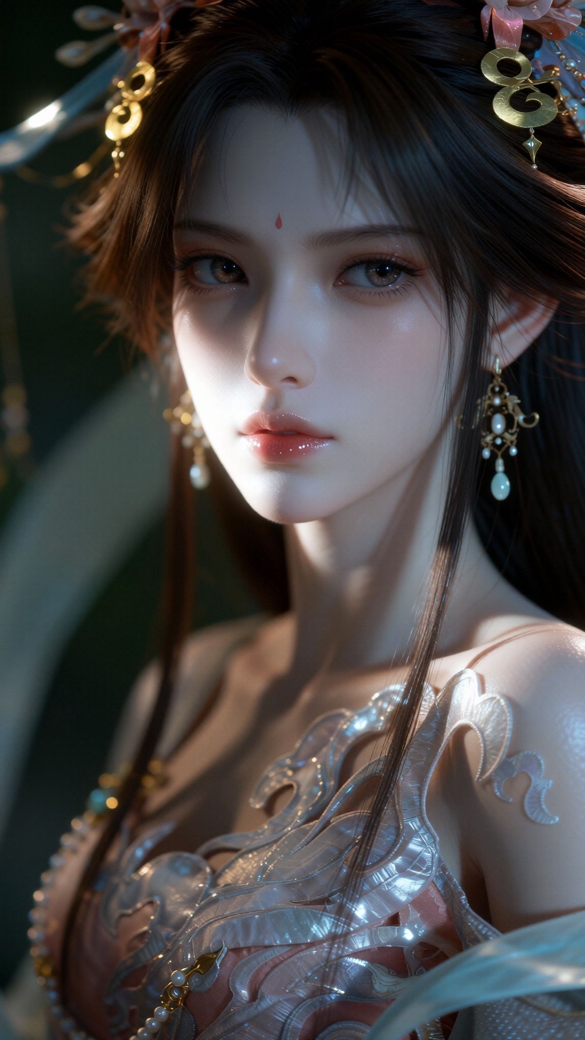 美女写真美图 动漫动画遮天 写实版 伊轻舞 国漫美女壁纸 御姐 古风古装,第5张