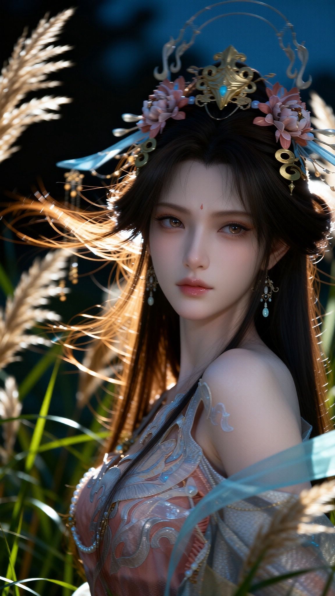 美女写真美图 动漫动画遮天 写实版 伊轻舞 国漫美女壁纸 御姐 古风古装,第8张