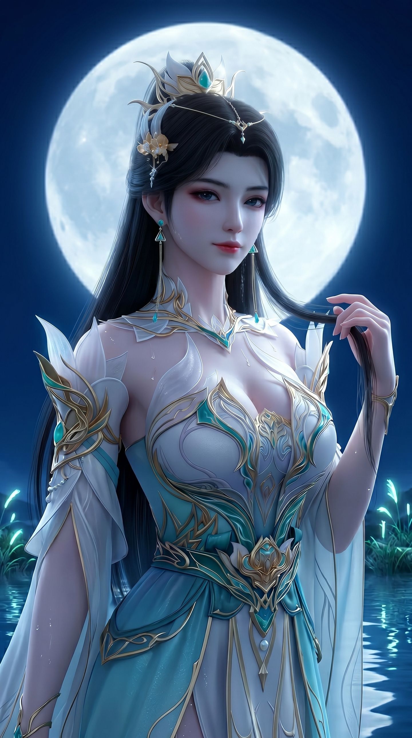 国漫女角色 萧薰儿 动漫斗破苍穹美图 手机壁纸 美女美图,第2张