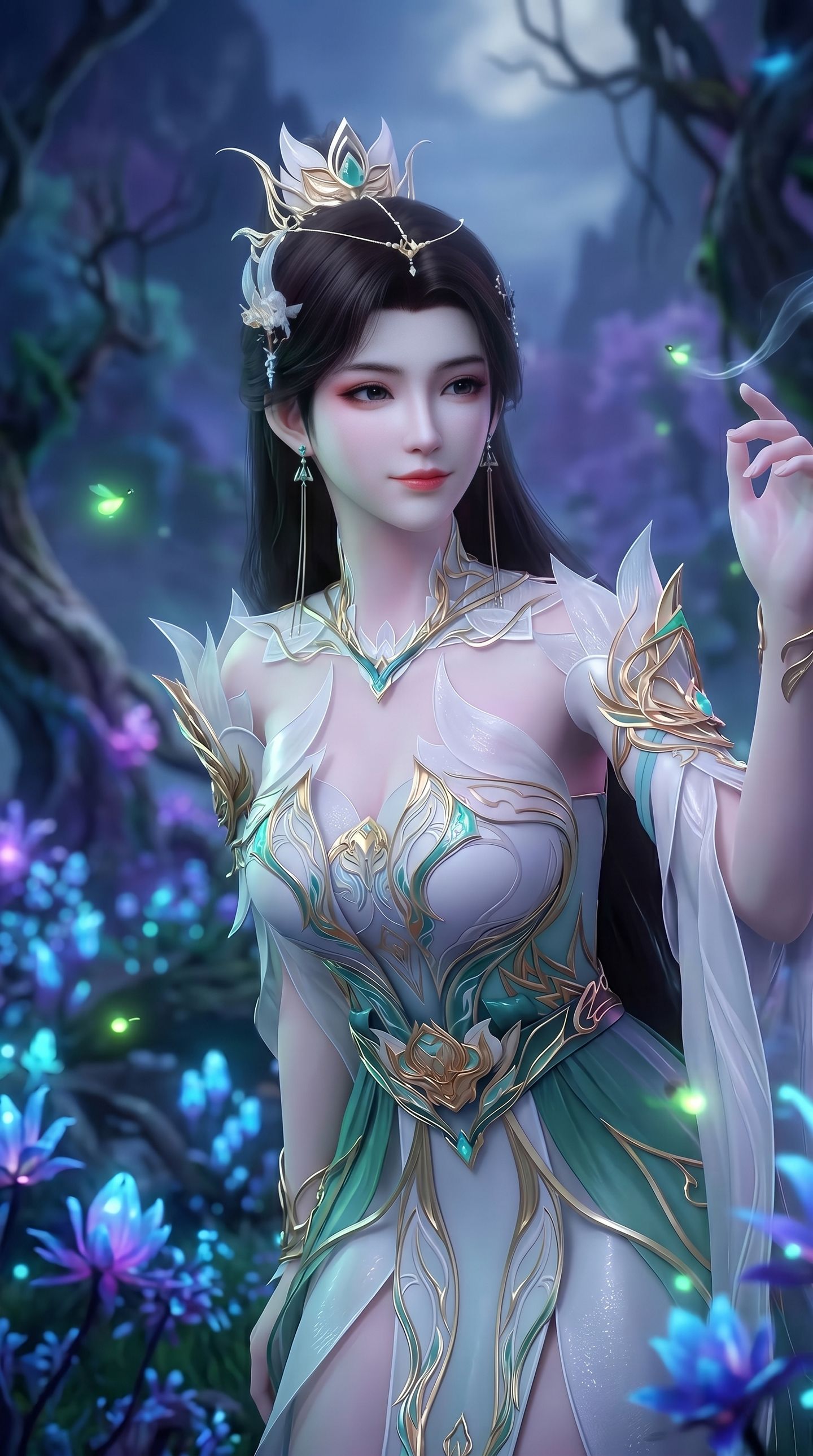 国漫女角色 萧薰儿 动漫斗破苍穹美图 手机壁纸 美女美图,第4张