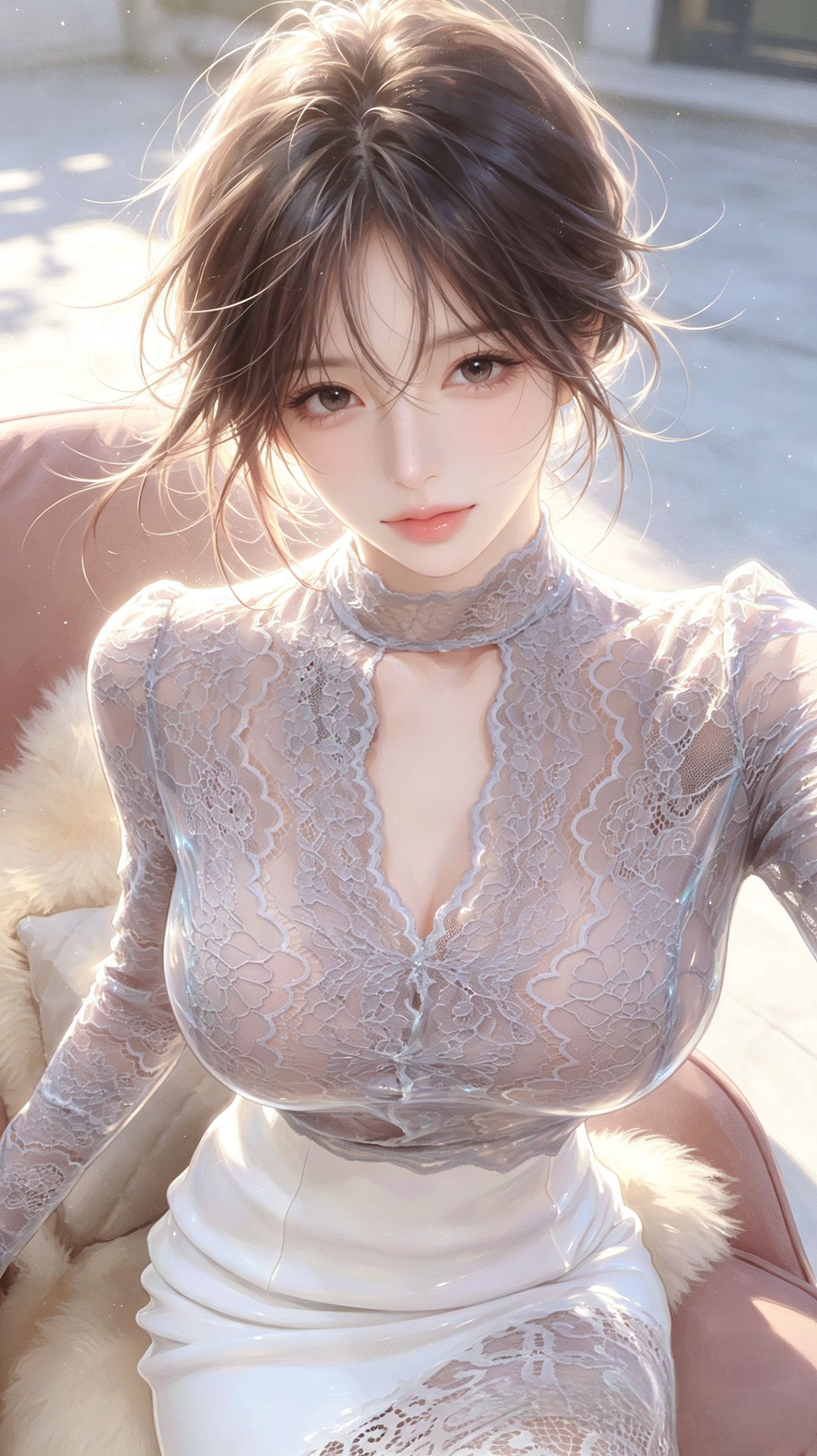 2K超高清 萌妹壁纸分享 辣妹身材 成熟风 二次元美图 AI创作 唯美女孩,第1张