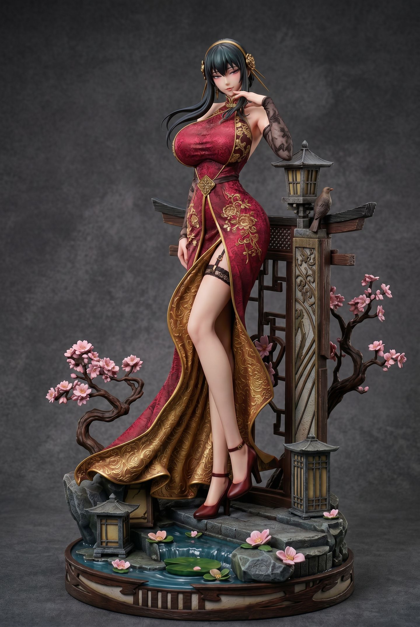 荆棘公主约尔 二次元动漫动画《间谍过家家》黑丝大长腿冷艳美女,第2张