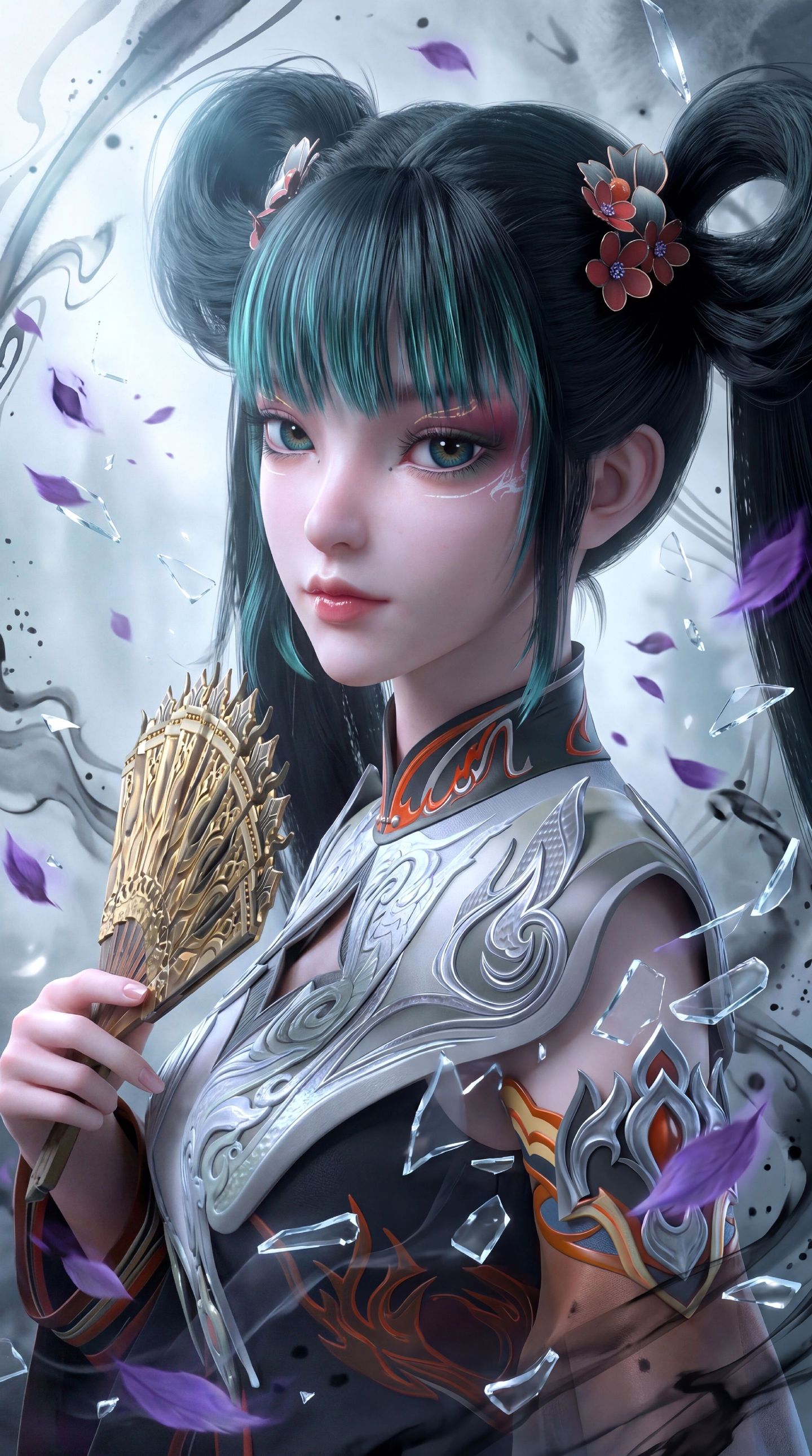 神国之上 宁小龄心魔 国漫女神 双马尾萝莉 可爱女孩,第2张