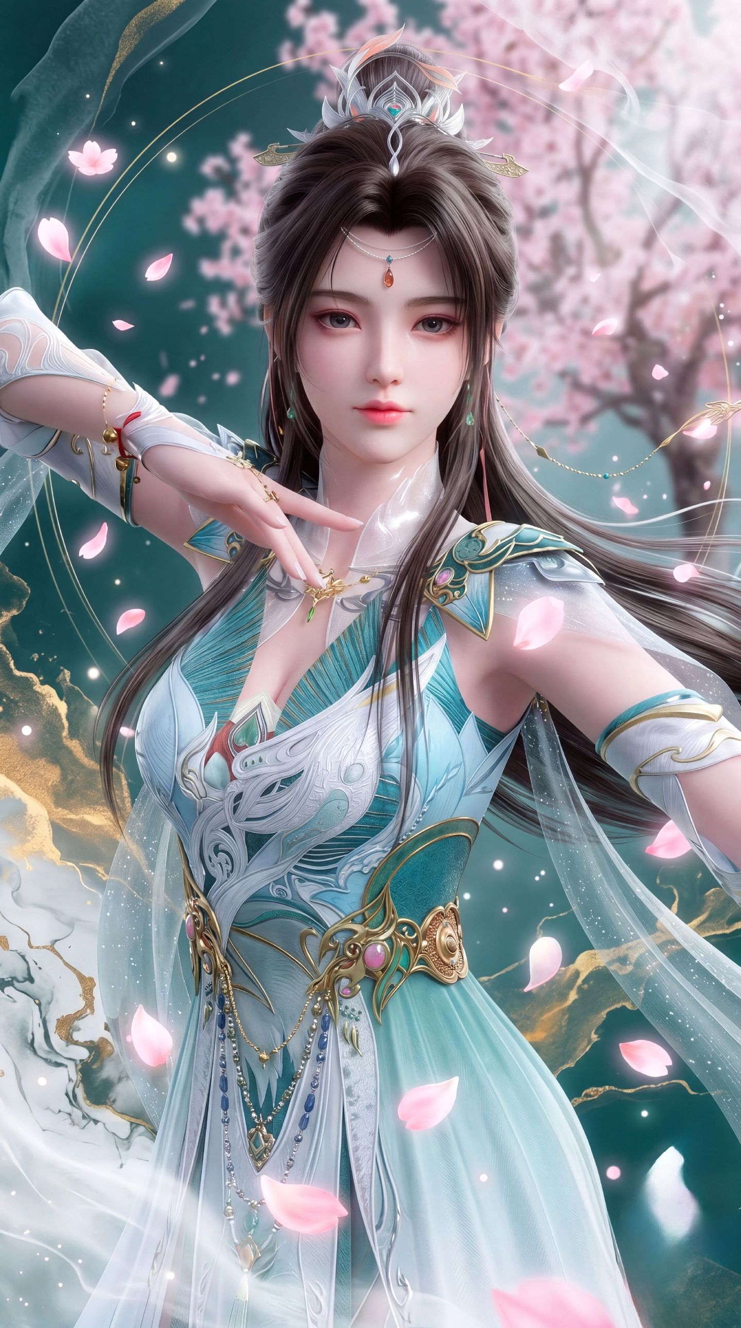 徐有容壁纸 3D动画择天记女主 国漫女神 动漫图片,第1张