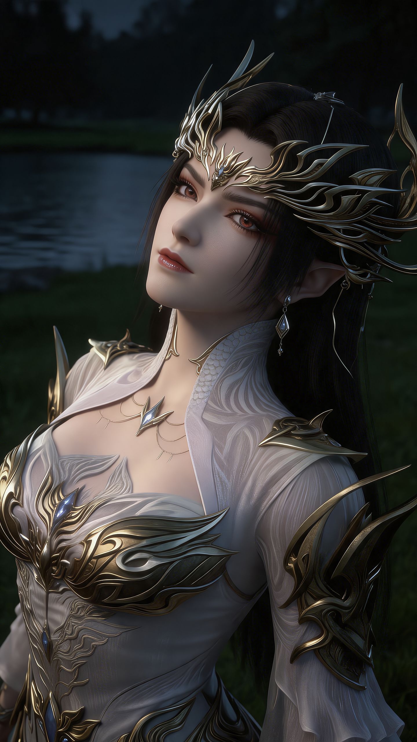 国漫美女 国漫美图 斗破苍穹 动漫女神 美杜莎女王斗圣版 蛇人族,第4张