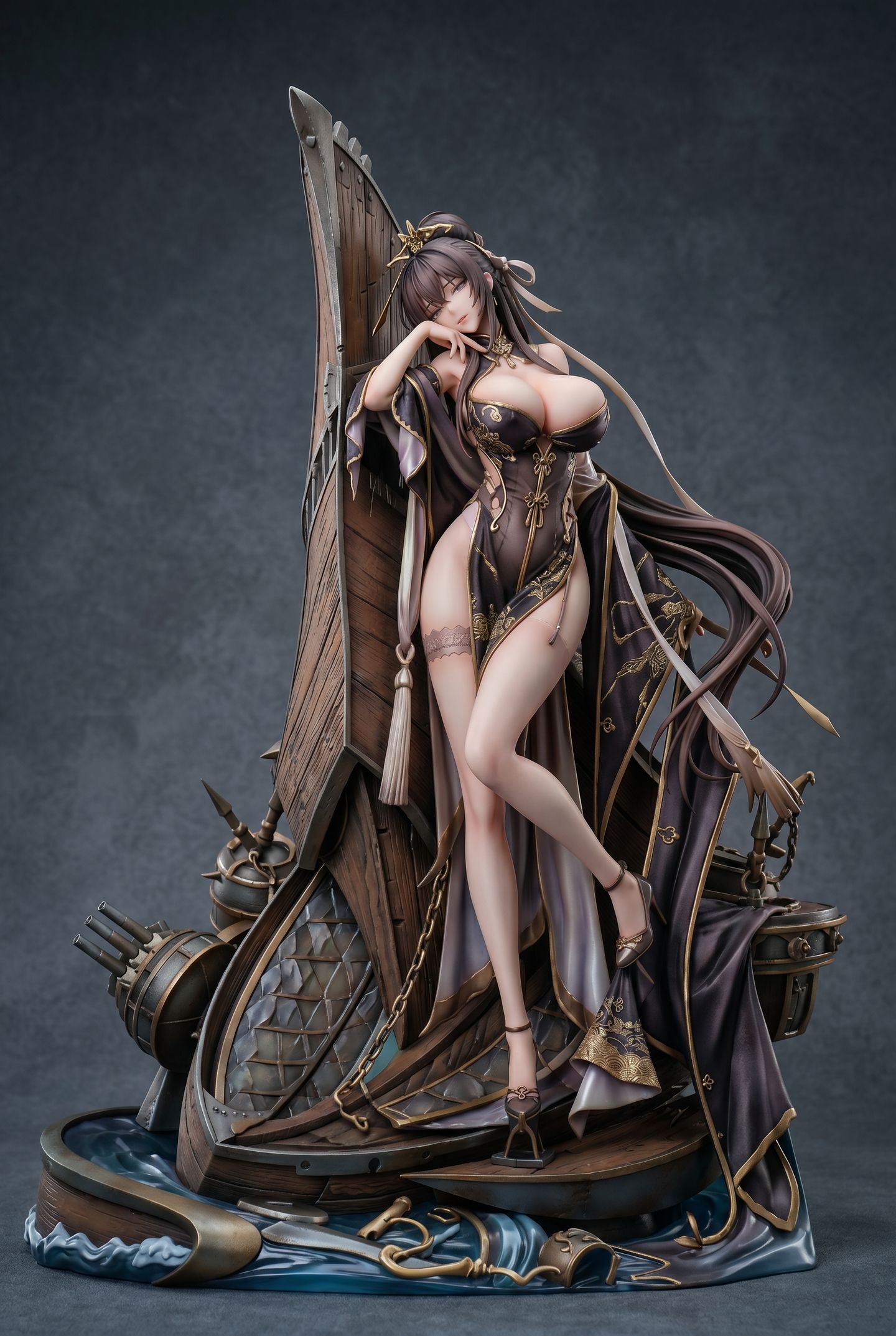 游戏动漫角色人物 创意立体手办 3D打印 性感身材完美曲线 吊带黑丝大长腿,第3张
