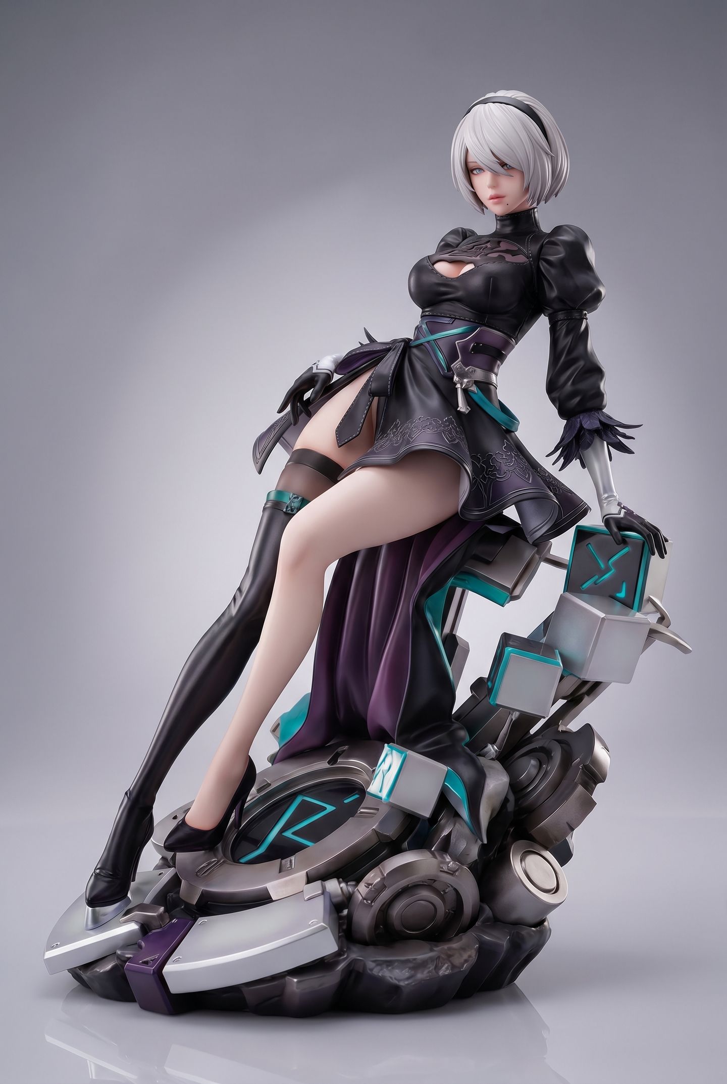 尼尔机械纪元 2B 立体手办大赏 美腿大长腿 3D区扛把子,第1张